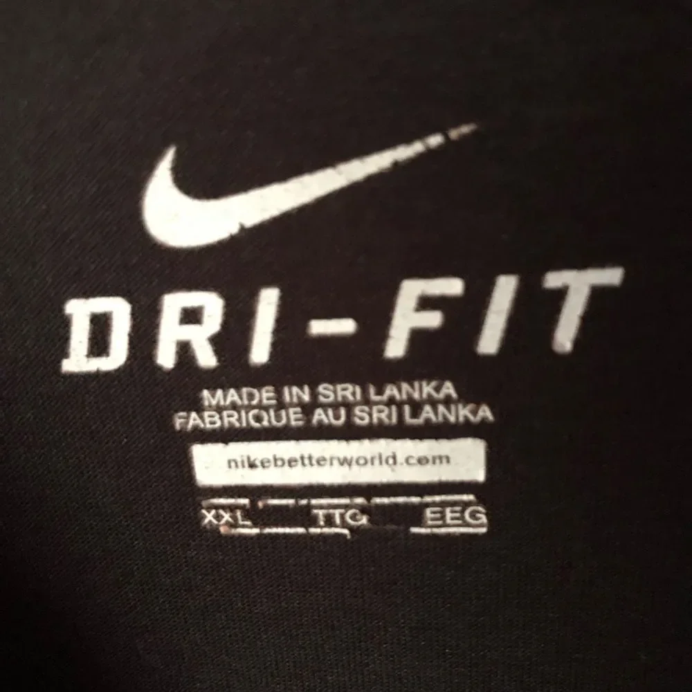Nike dri-fit cotton blend t shirt, too much awesome logo, men size xxl